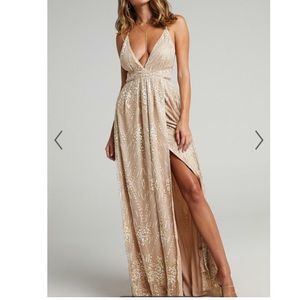 Gold Maxi Dress